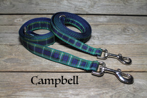 Tartan Dog Leash - Campbell Clan Tartan