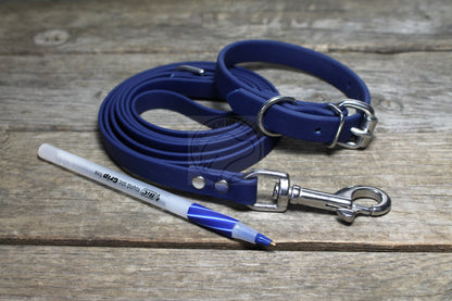 Navy Blue Biothane Dog Collar - 5/8"(16mm) wide