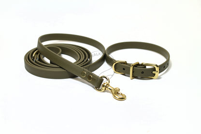 Olive Green Biothane Small Dog Leash
