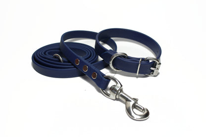 Navy Blue Biothane Dog Collar - 3/4" (20mm) wide