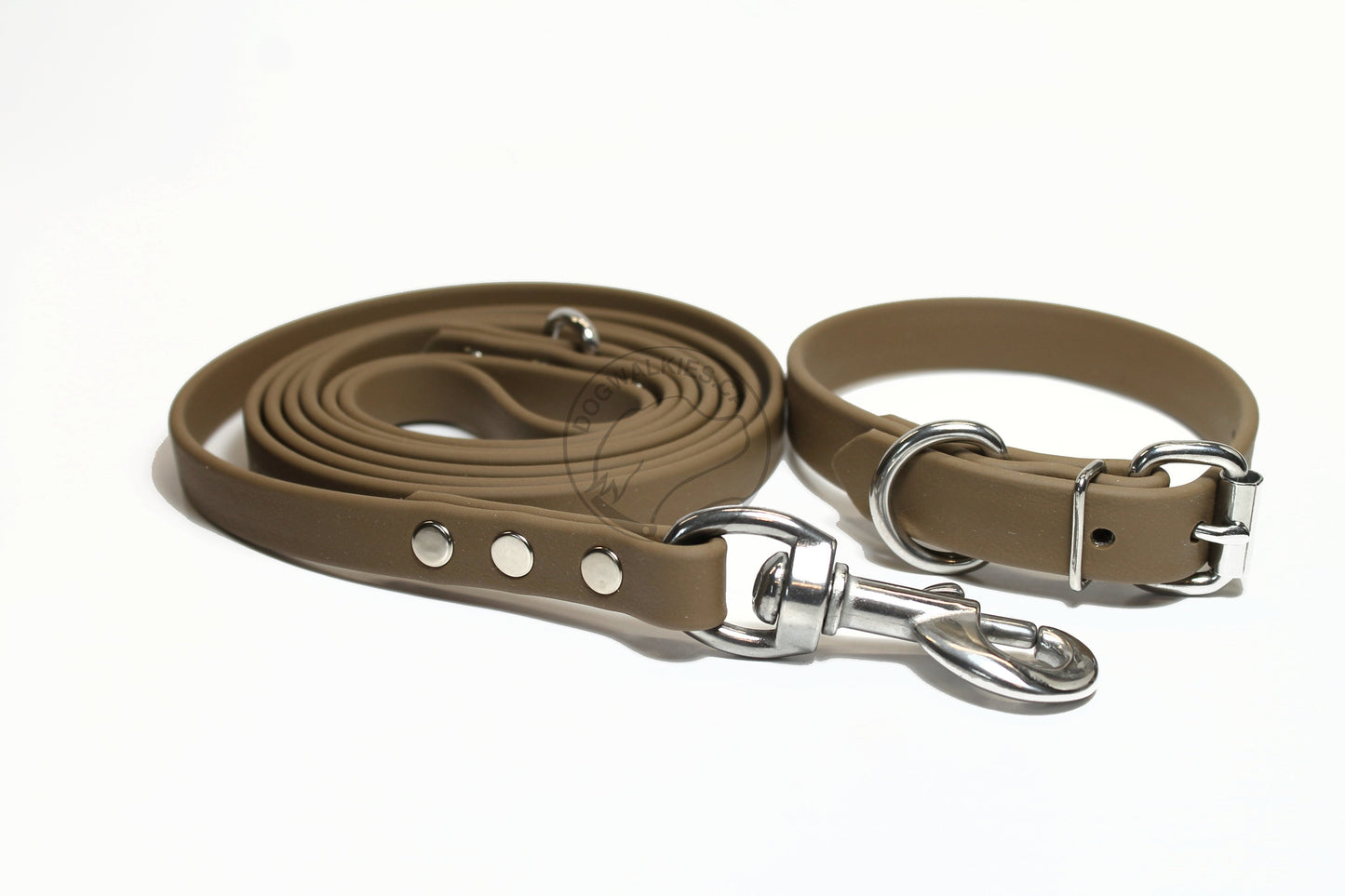 Coyote Tan Biothane Dog Leash - Regular 16mm (5/8") width