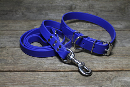 Royal Blue Biothane Dog Collar - 1 inch (25mm) wide